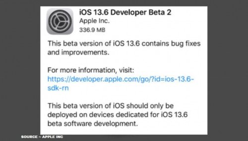 Выпущена бета-версия 2 iOS 13.6: узнайте о функциях, изменениях и нововведениях